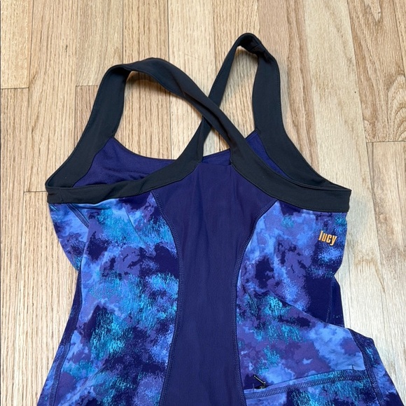 Lucy Athletic Tank Purple Watercolor - Picture 4 of 6